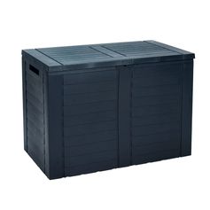 Coffre de jardin noir 170L