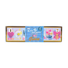 Coffret 7 chaussettes pailletées à message 36 - 41