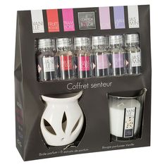 Coffret 8 senteurs brûle parfum