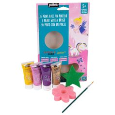 Kit peinture enfant féérie dès 5 ans 20ml