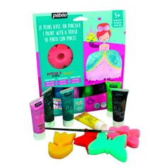 Coffret enfant princesse lot de 6 tubes 20ml