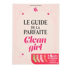 Coffret livre clean girl 4 chaussettes pailletées à message 36 - 41