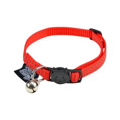 Collier pour chat réfléchissant rouge 20-28cm