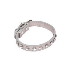 Collier strass argenté chien 30cm