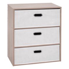 Commode dress up beige 3 tiroirs 60x30cm