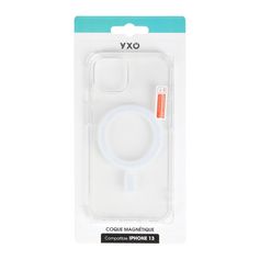 Coque transparente magnétique compatible IPhone 13