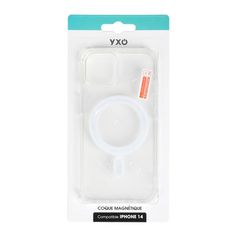 Coque transparente magnétique compatible IPhone 14