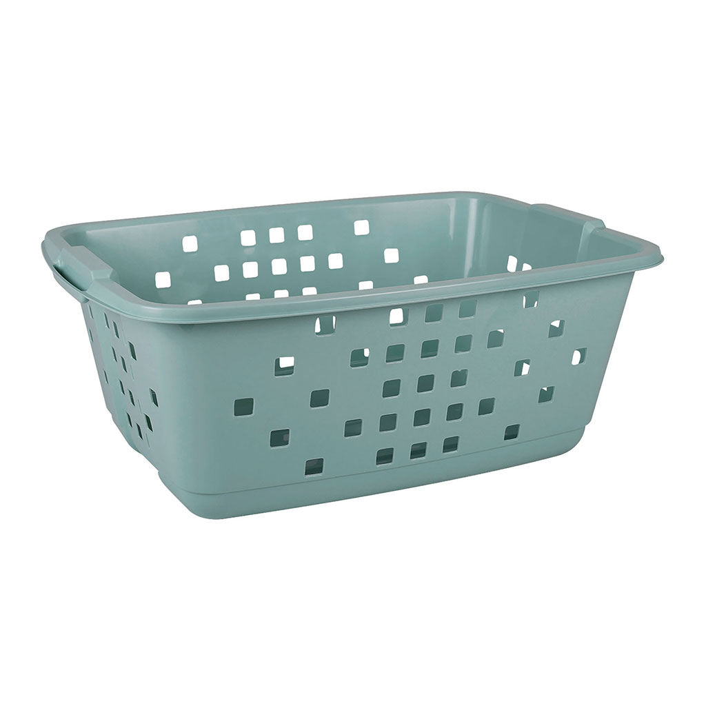 Corbeille à linge PRIMA verte 45L