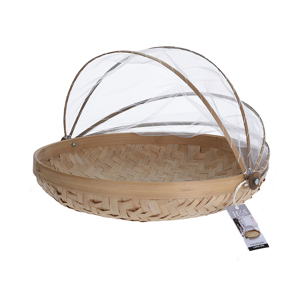 Corbeille cloche alimentaire bambou D 30cm