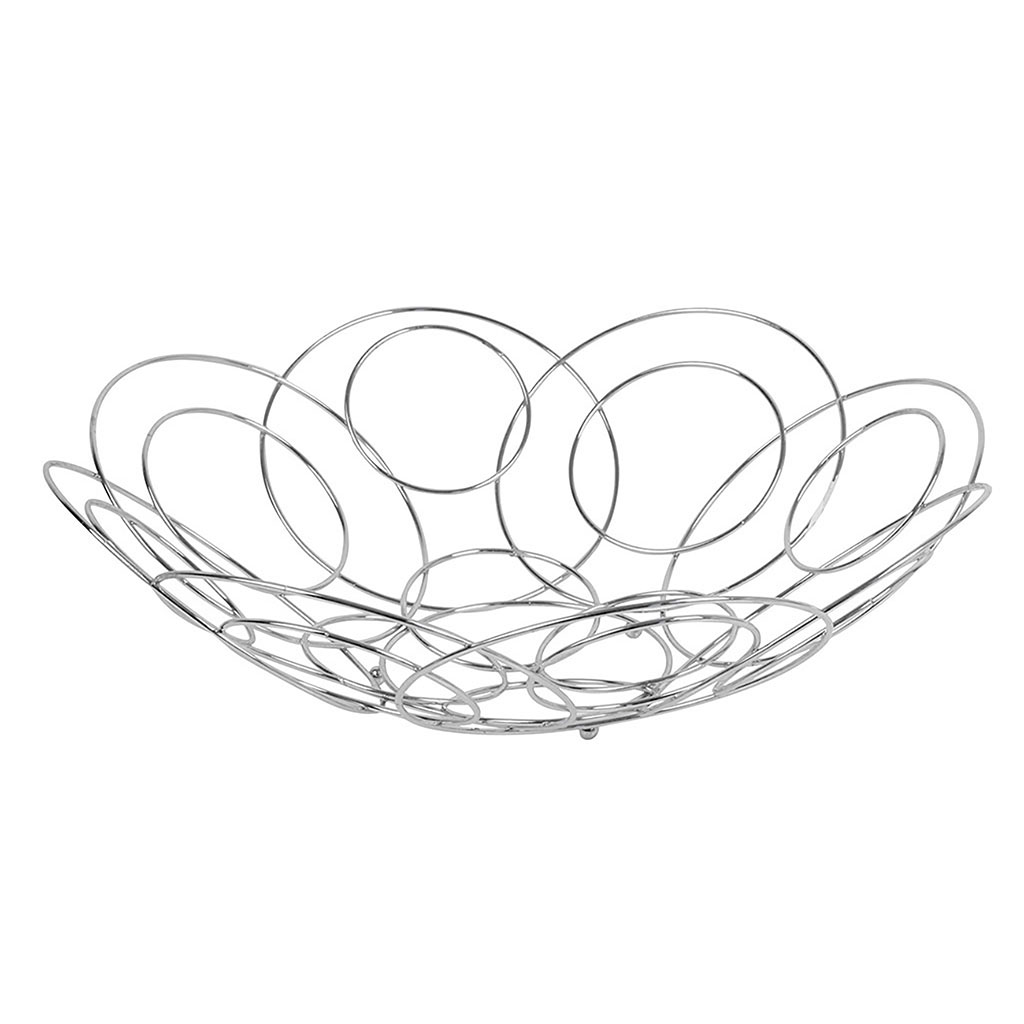 Corbeille à fruit chrome D 38cm