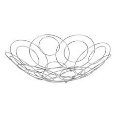 Corbeille à fruit chrome D 38cm