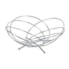 Corbeille à fruits design métal chromé D 26cm