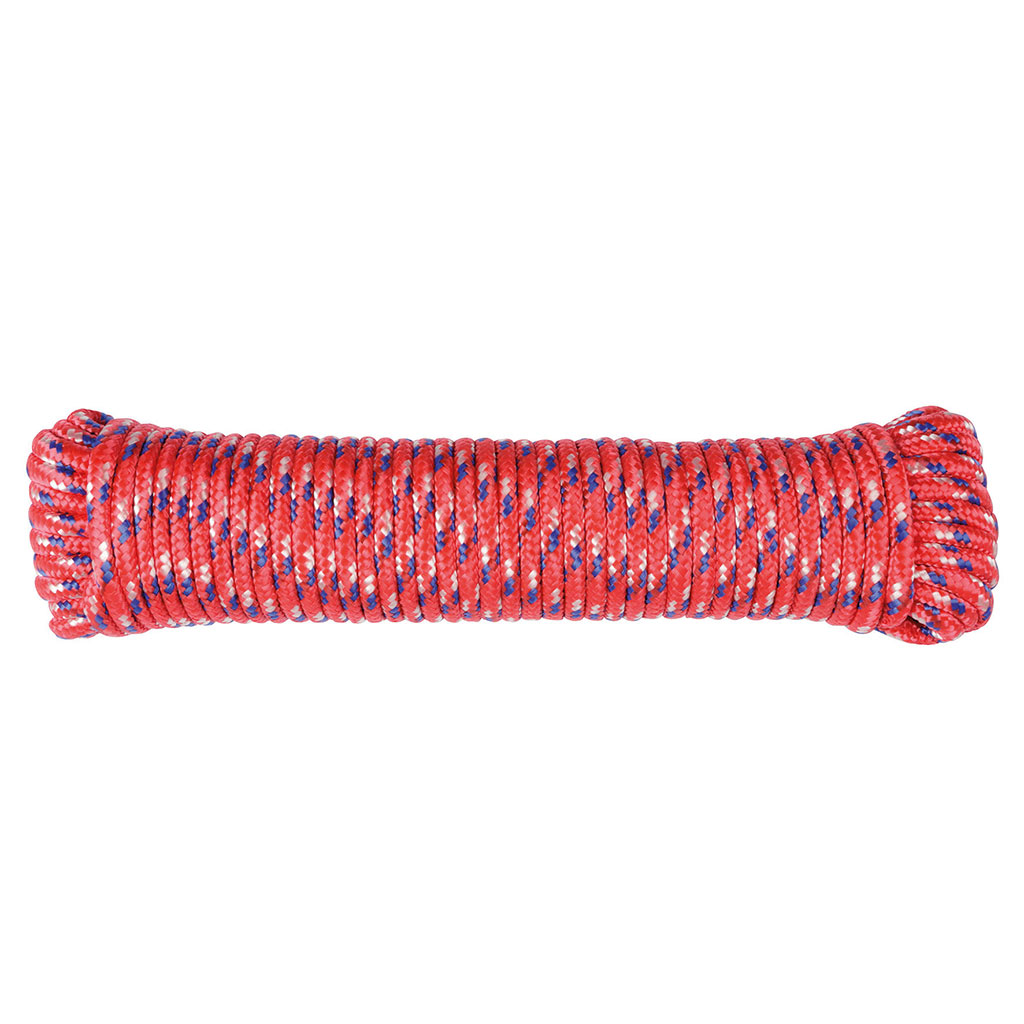 Corde polypropylène rouge 6mm