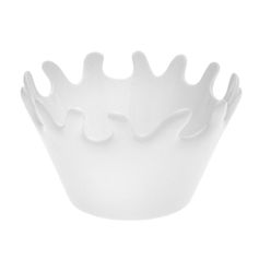 Coupelle porcelaine blanche D 14x8cm