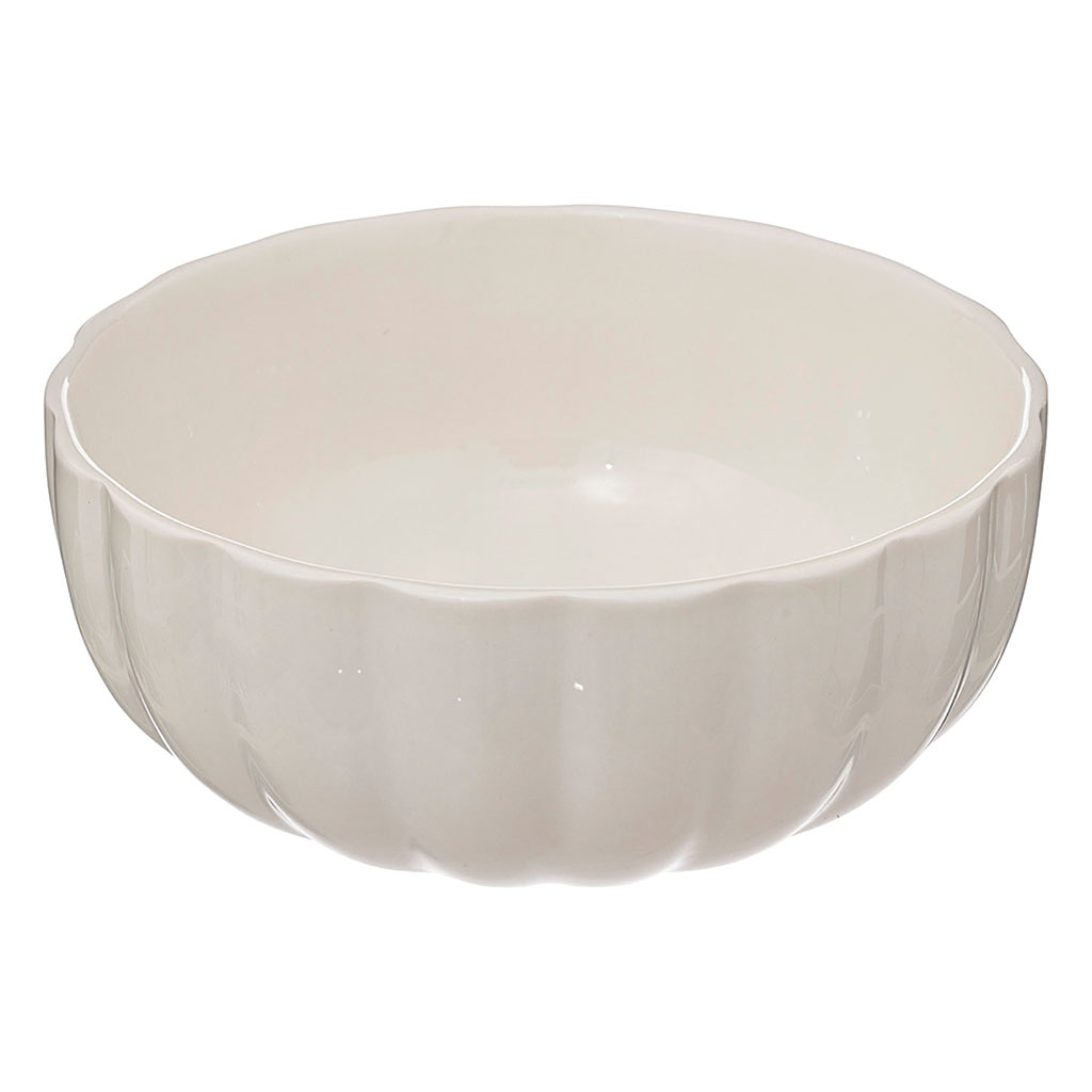 Coupelle ROMY porcelaine blanc D 15cm