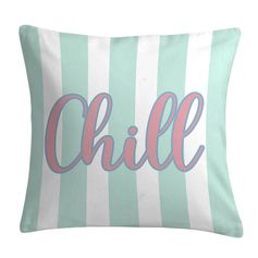 Coussin AMORE polyester menthe 45x45cm