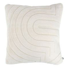 Coussin ARKA carré ivoire 45x45cm
