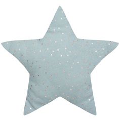Coussin BERLINGOT étoile bleu 40x40x10cm