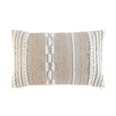 Coussin BLANCA en poly coton 30x50cm