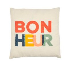 Coussin bouclette carré PLAYGROUND 40x40cm