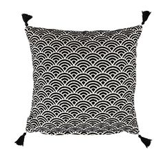 Coussin carré coton jacquard 45x45cm