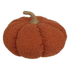 Coussin citrouille orange 18x25cm