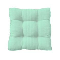 Coussin de sol AMORE polyester céladon 40x40cm