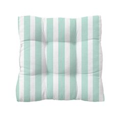 Coussin de sol AMORE polyester menthe 40x40cm