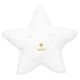 Coussin déco étoile blanc 39x39cm