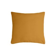 Coussin déco NELSON polyester curry 40x40cm