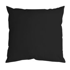 Coussin déco NELSON polyester noir 60x60cm
