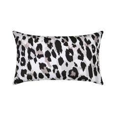 Coussin déperlant FELINDRA noir et blanc 30x50cm