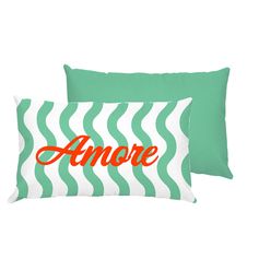 Coussin DOLCEZZA rectangulaire menthe 30x50cm