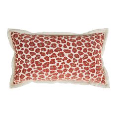 Coussin imprimé léopard polyester 30x50cm