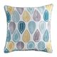 Coussin imprimé PALPITO blanc 40x40cm