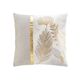 Coussin MELISSE poly coton pompons 45x45cm