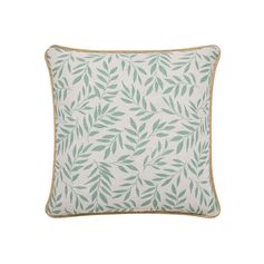 Coussin NAYA polycoton jute sauge 45x45cm