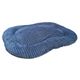 Coussin pour chien SOFT TOUCH polyester bleu 80x60cm