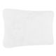 Coussin rectangle fausse fourrure blanc 30x45cm