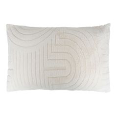 Coussin rectangulaire ARKA ivoire 50x80cm
