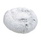 Coussin rond tout doux blanc D 75cm
