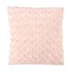 Coussin ROSA fausse fourrure rose 40x40cm