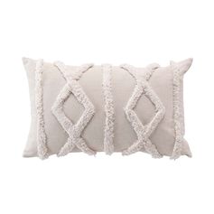 Coussin SAFIRA en polycoton naturel 30x50cm