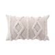 Coussin SAFIRA en polycoton naturel 30x50cm
