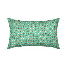 Coussin SANDANA polyester vert 30x50cm