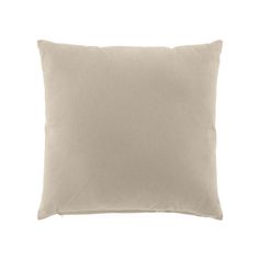 Coussin uni TWILLY en polycoton lin 45x45cm