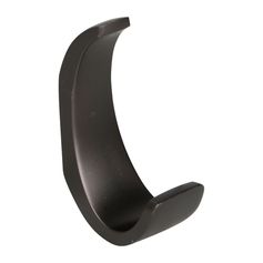 Crochet à visser forme C métal noir