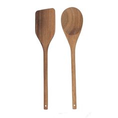 Cuillère et spatule en acacia 30x1.2x6.5cm