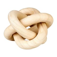 Déco à poser chaine bois naturel