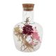 Déco lumineuse fleurs séchées H 16cm